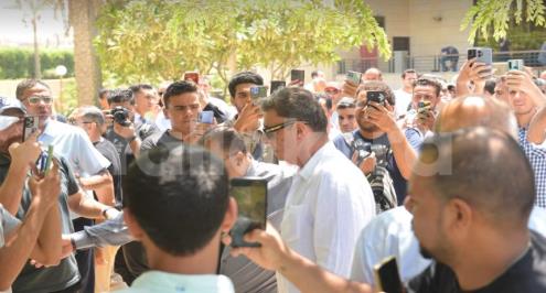 بحضور ساويرس ومرتجي وأبو زيد.. تشييع جنازة نجل محمود طاهر (صور)